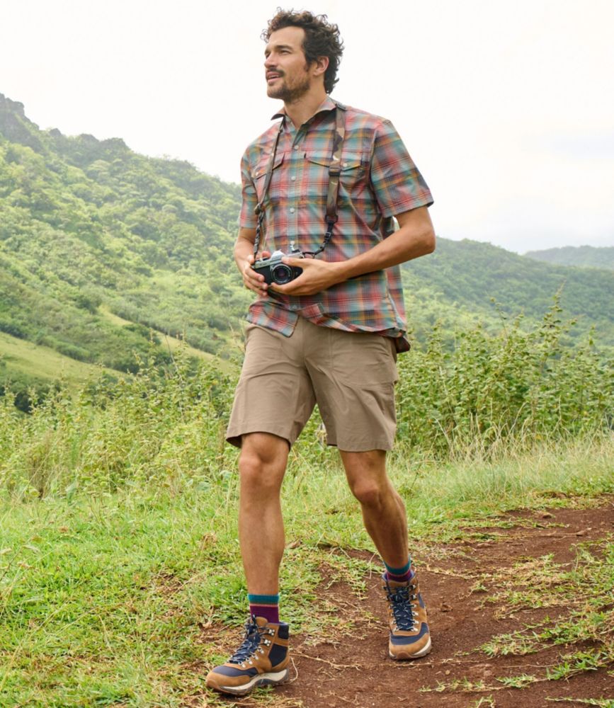 Men's Cresta Hiking Shorts, Comfort Waist, 9", Dark Driftwood, small image number 6