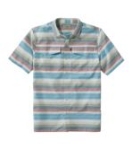 Men's SunSmart® Cool Weave Woven Shirt, Short-Sleeve Stripe