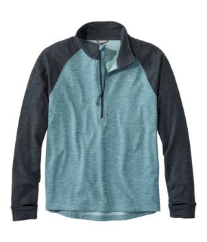 Men's Adventure Grid Fleece, Quarter-Zip Colorblock