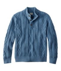 Men's Bean's Heritage Soft Cotton Fisherman Sweater, Crewneck