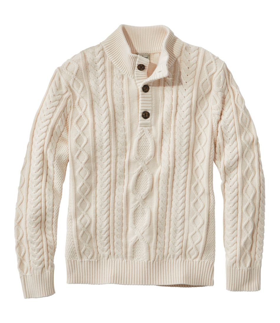 Men's Signature Cotton Fisherman Sweater at L.L. Bean