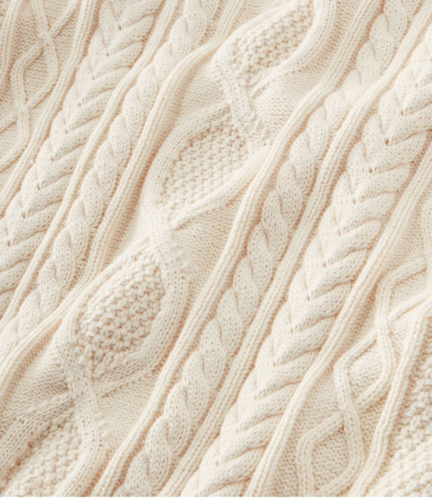 Men's Bean's Heritage Soft Cotton Fisherman Sweater, Button-Mock