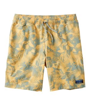 Men's Vacationland Stretch Swim Trunks, Print, 8"