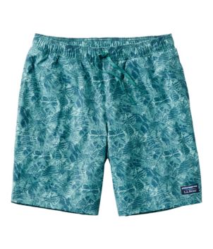 Men's Vacationland Stretch Swim Trunks, Print, 8"