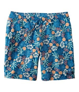 Men's Vacationland Stretch Swim Trunks, Print, 8"
