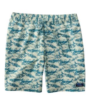 Men's Vacationland Stretch Swim Trunks, Print, 8"