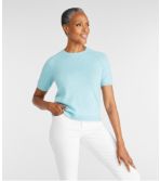 Women's Classic Cashmere Sweater, Short-Sleeve Tee