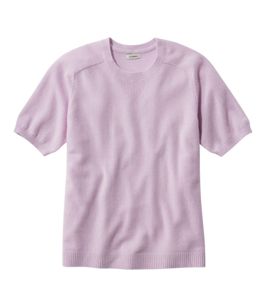 Women's Classic Cashmere Sweater, Short-Sleeve Tee, , small image number 3