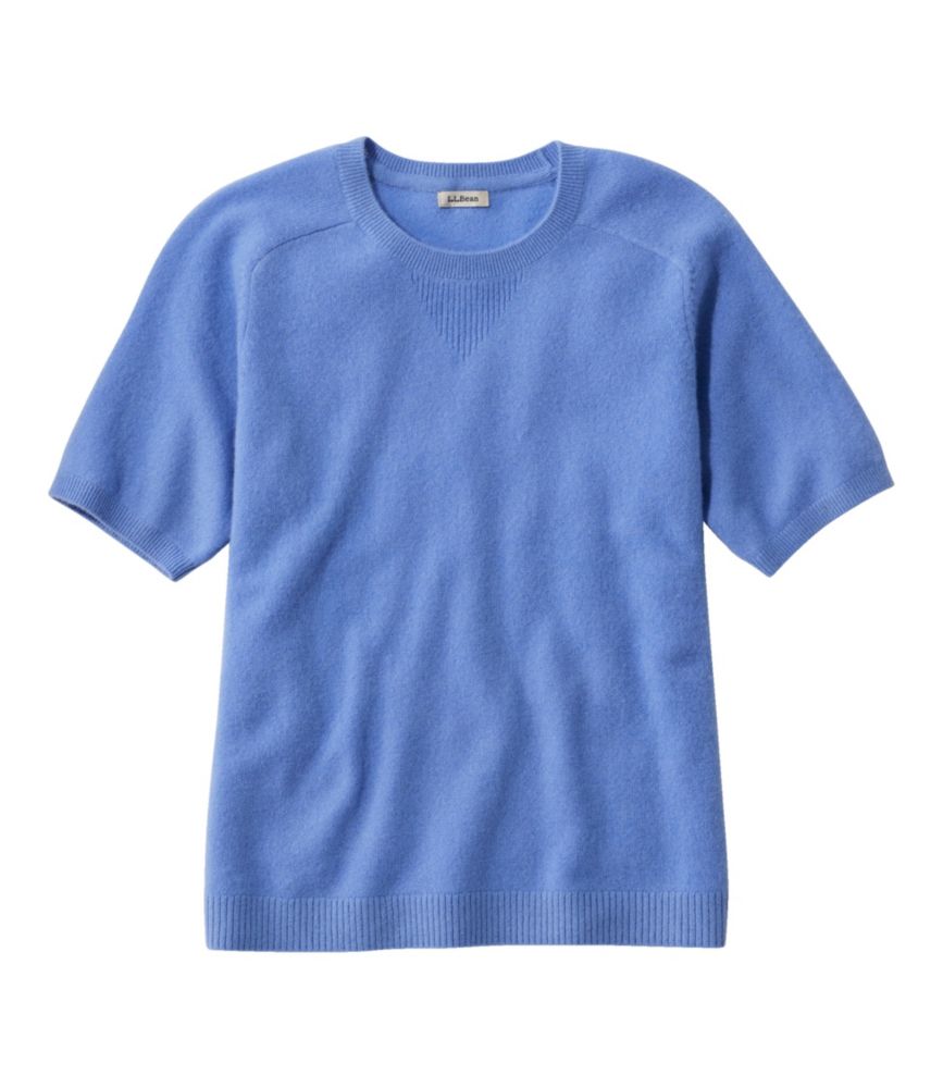 Women's Classic Cashmere Sweater, Short-Sleeve Tee, , small image number 3