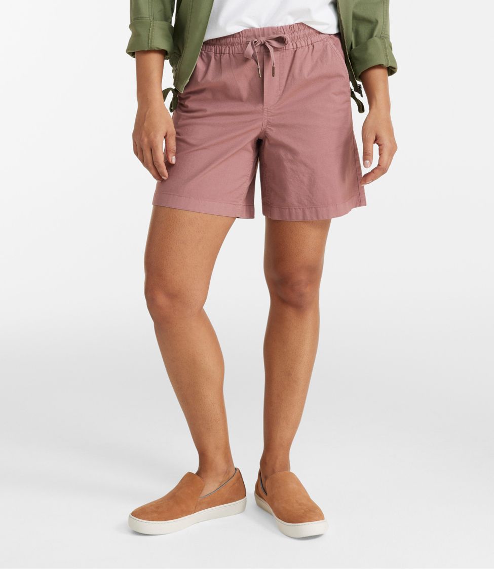 Women's Stretch Ripstop Pull-On Shorts, 7 at L.L. Bean