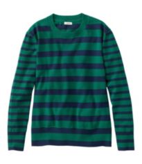 Women s Cotton Cashmere Sweater Polo Stripe Sweaters at L.L.Bean