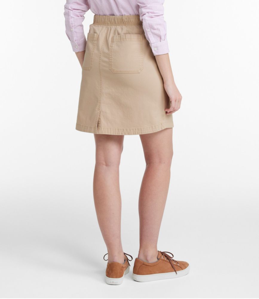 Women's Lakewashed Pull-On Skirt, Mid-Rise, , small image number 2