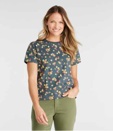 Women's Saturday T-Shirt, Crewneck Short-Sleeve Print