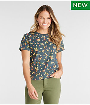 Women's Saturday T-Shirt, Crewneck Short-Sleeve Print