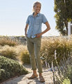 L.L.Bean Heritage Washed Denim Lightweight Shirt, Short-Sleeve, , small image number 4