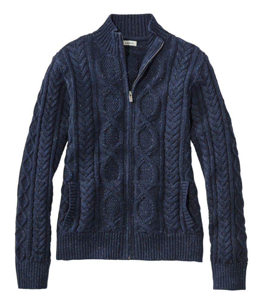 Women's Bean's Heritage Soft Cotton Fisherman Sweater, Cardigan, , small image number 4