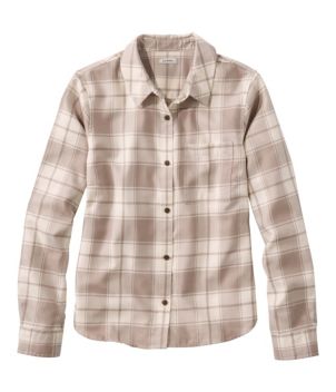 Women's Feather-Soft Twill Shirt, Long-Sleeve