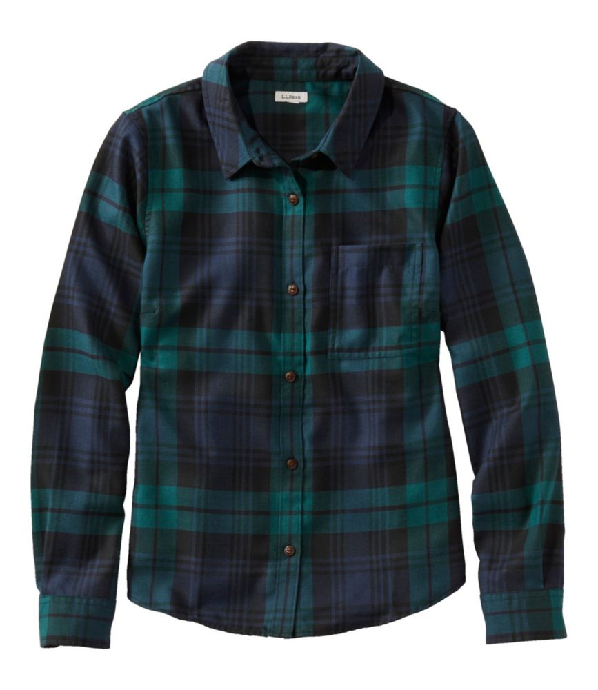 Women's Feather-Soft Twill Shirt, Long-Sleeve