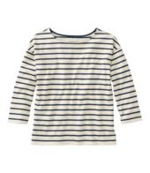 Women's Heritage Mariner Top, Boatneck Three-Quarter-Sleeve Stripe | Tees & Knit Tops at L.L.Bean