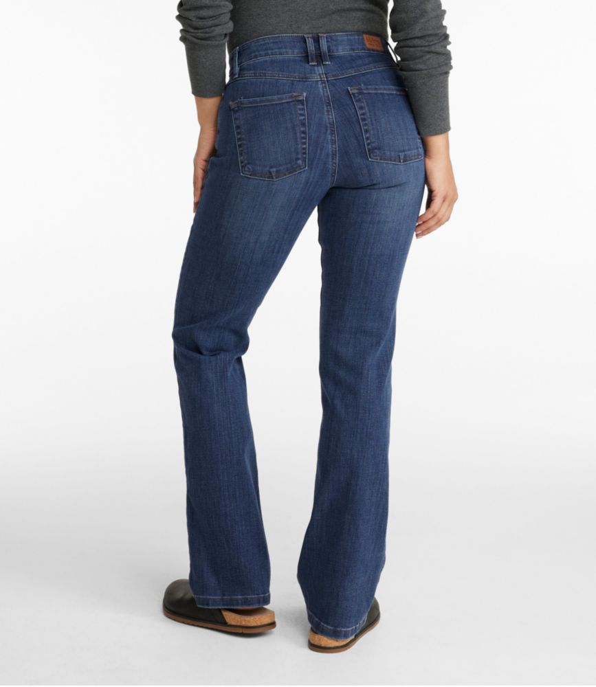 Women's BeanFlex® Jeans, Mid-Rise Bootcut, Rinsed, small image number 3