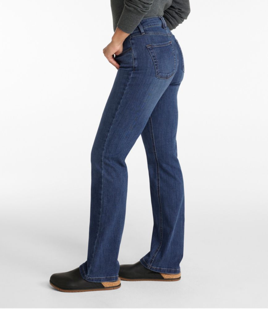 Women's BeanFlex® Jeans, Mid-Rise Bootcut, Rinsed, small image number 4