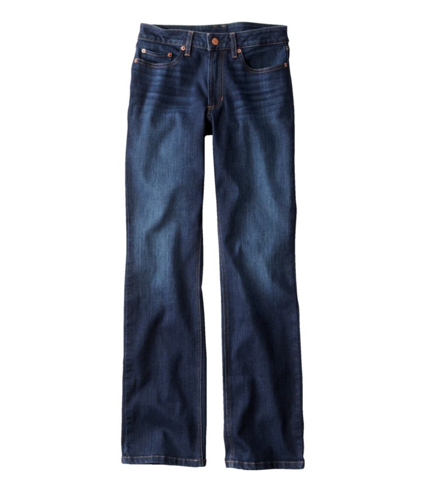 Women's BeanFlex® Jeans, Mid-Rise Bootcut, Rinsed, small image number 1