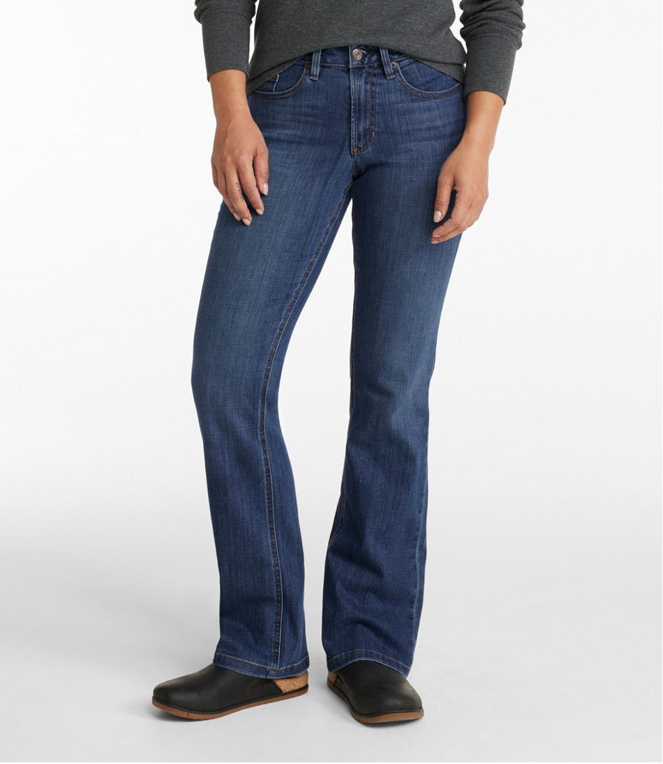 Cotton:On stretch bootleg jean in dark blue