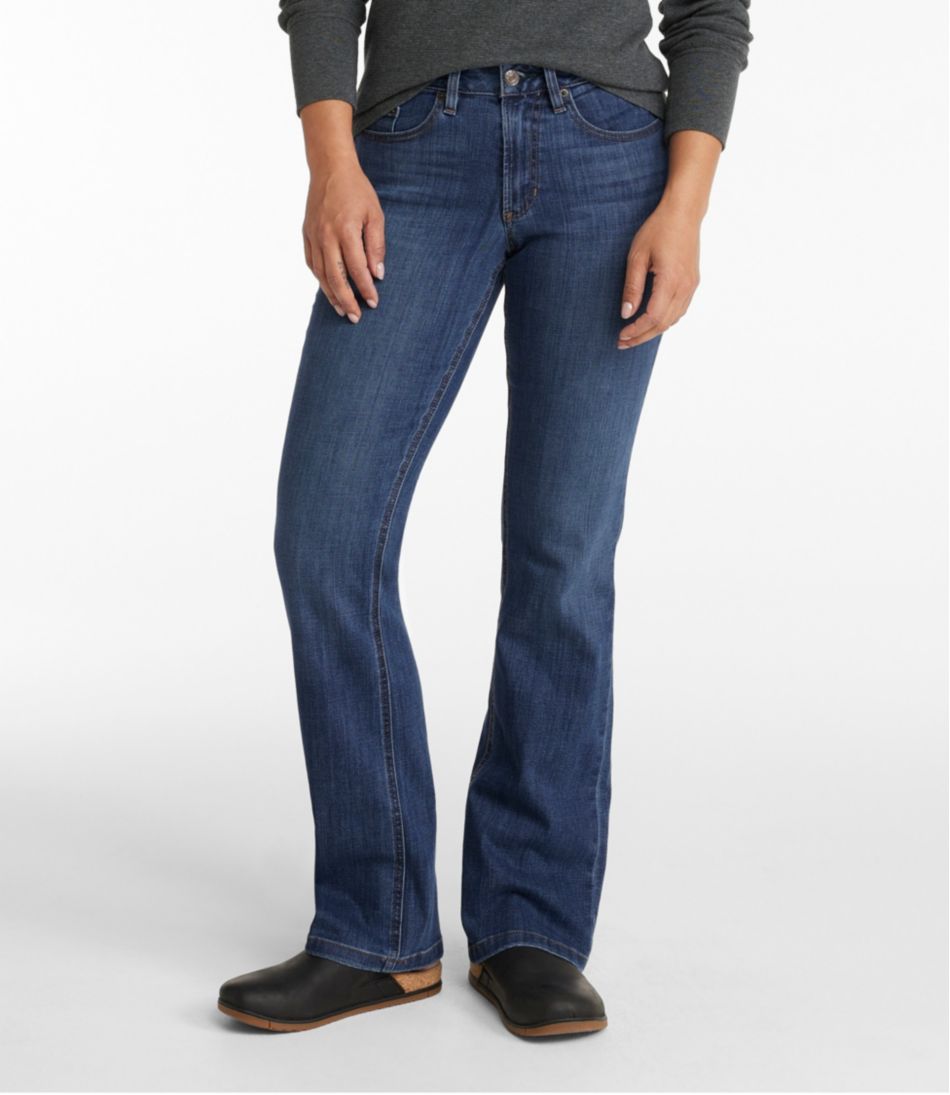 Women\'s BeanFlex Jeans, Mid-Rise Bootcut | Jeans at