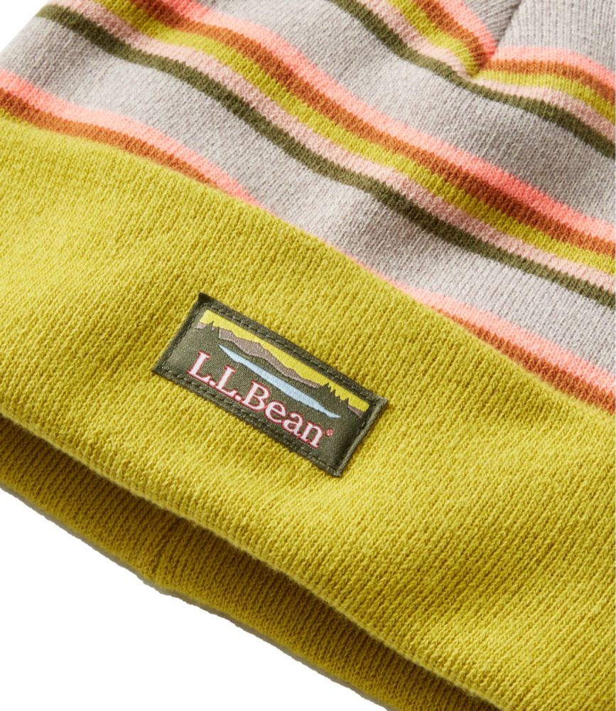 Adults' L.L.Beanie, Stripe, Chartreuse, small image number 2