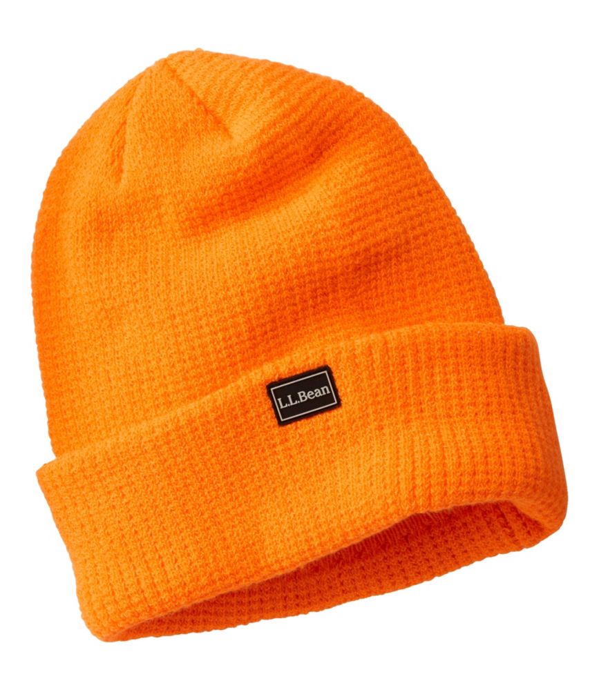 Adults' L.L.Beanie, Waffle, Blaze Orange, small image number 1