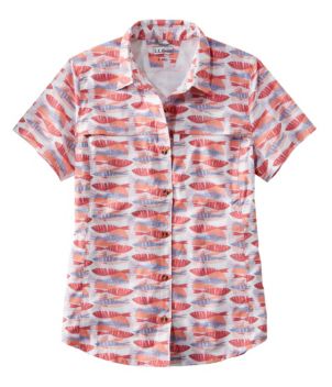 Women's Tropicwear Shirt, Short-Sleeve Print