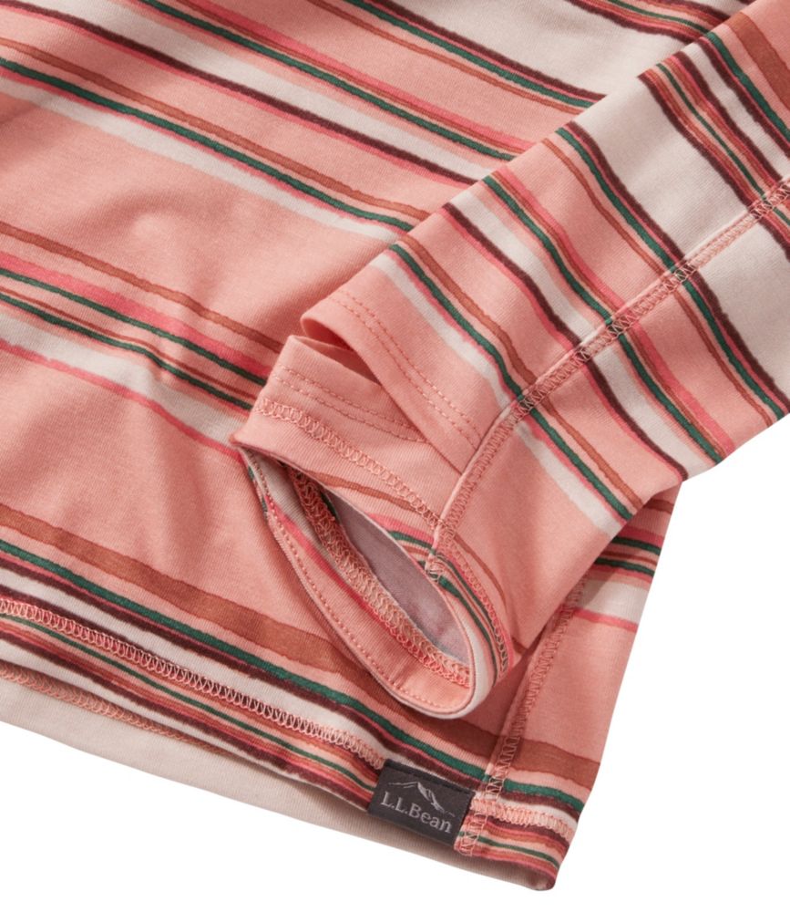 Women's Everyday SunSmart® Tee, Crewneck Long-Sleeve Stripe, French Lilac Stripe, small image number 4