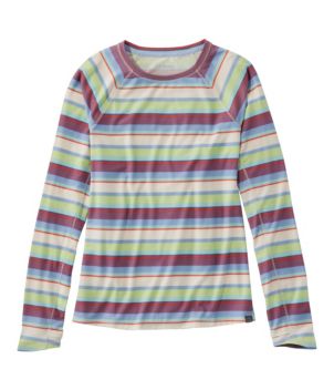 Women's Everyday SunSmart® Tee, Crewneck Long-Sleeve Stripe