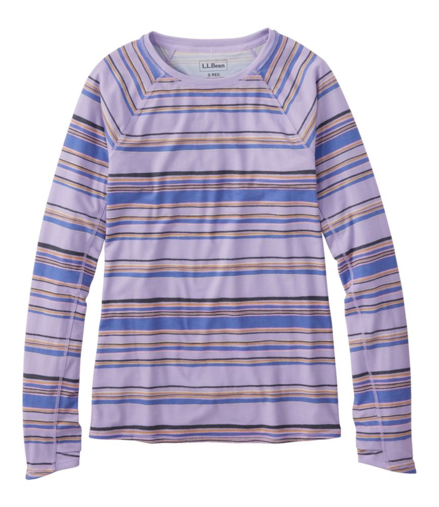 Women's Everyday SunSmart® Tee, Crewneck Long-Sleeve Stripe