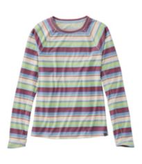 Women's Soft Stretch Supima Tee, Crewneck Short-Sleeve Striped