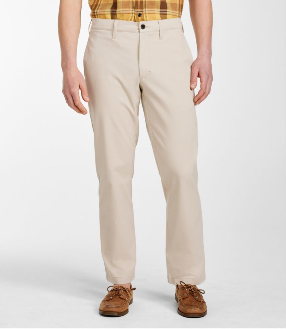 Men's Easy-Care Stretch Chinos, Classic Fit, Straight Leg | Pants at L ...