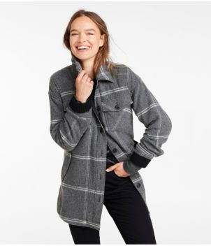 Women's Signature Wool-Blend Long Shacket