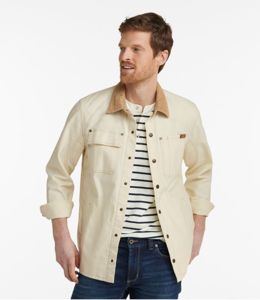 Men's Signature Canvas Shirt Jac, Unlined, , small image number 2