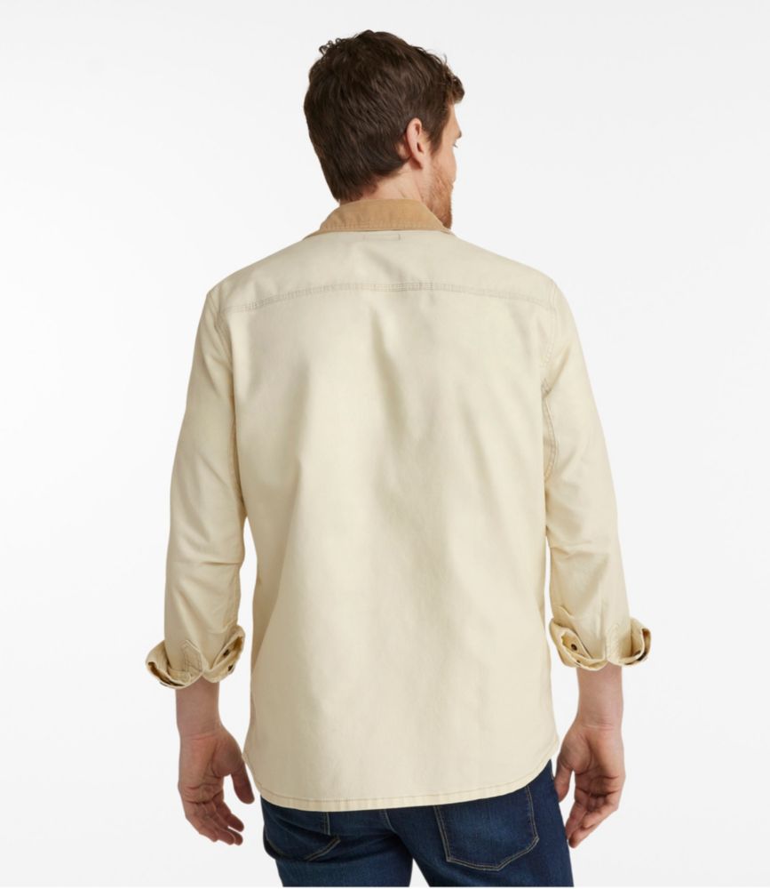 Men's Signature Canvas Shirt Jac, Unlined, , small image number 3