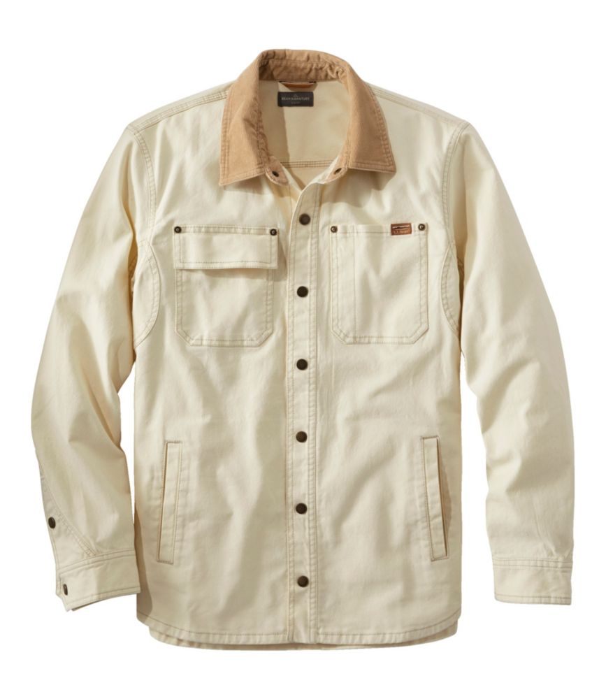 Men's Signature Canvas Shirt Jac, Unlined, , small image number 1