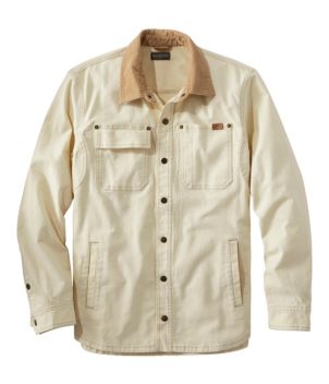 Men's Signature Canvas Shirt Jac, Unlined