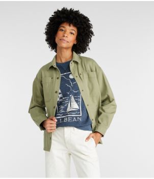 Women's Signature Cotton Twill Shacket