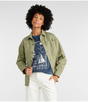 Women's Signature Cotton Twill Shacket