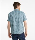 Men's Signature Woven Cotton Shirt, Short-Sleeve, Slim Fit