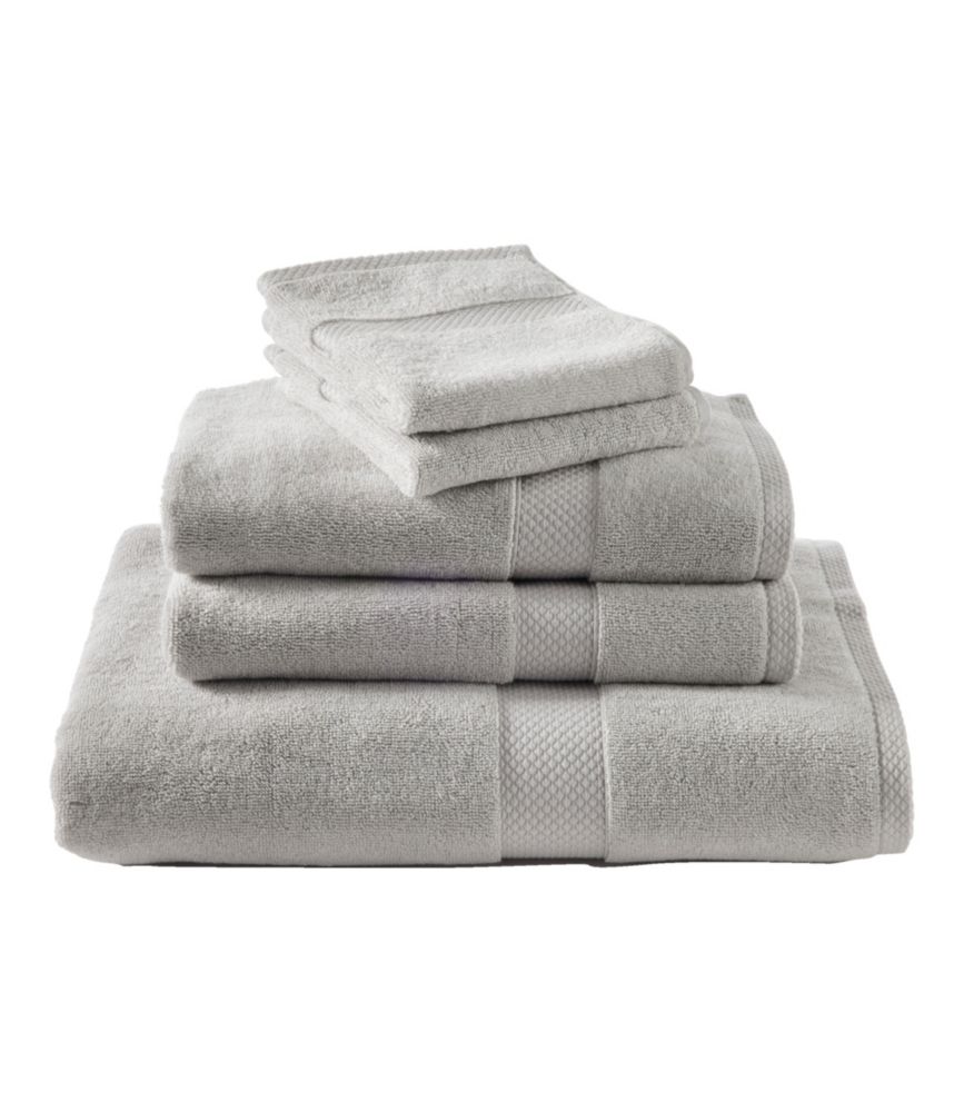 Premium Cotton Towel Set, Silver Moon, small image number 1