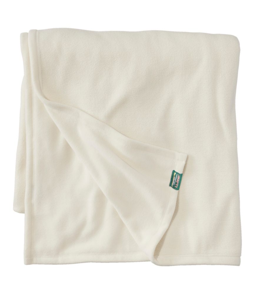 Mountain Classic Fleece Blanket, Cream, small image number 1