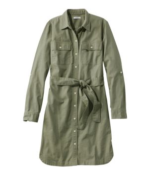 Women's Signature Camp Shirt Dress, Button-Front