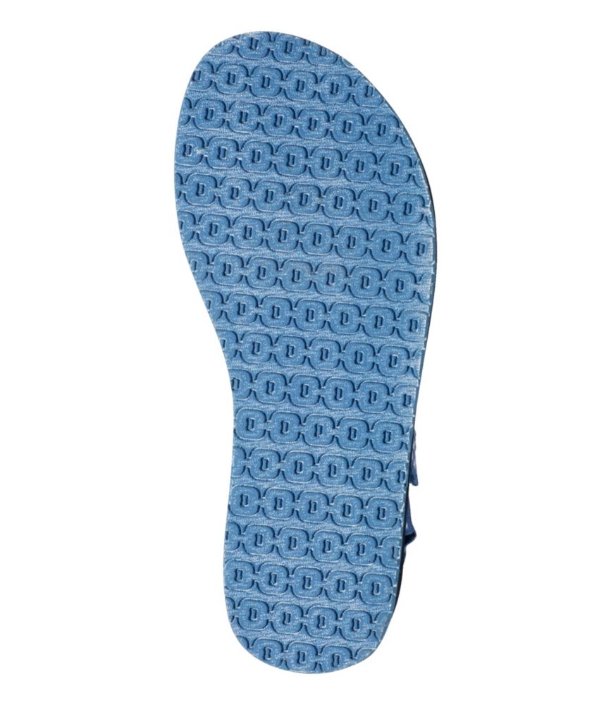 Women's Maine Isle Four-Point Sandals, Print, Marine Blue Gingham, small image number 5