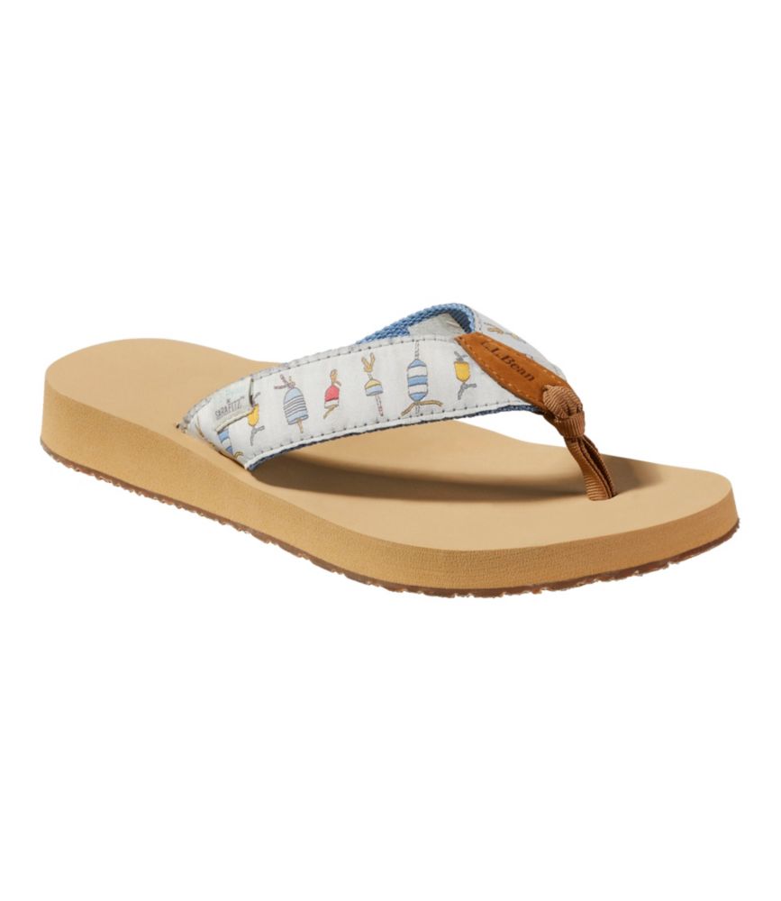 Women's Maine Isle Flip-Flops, Woven Sara Fitz, , small image number 6