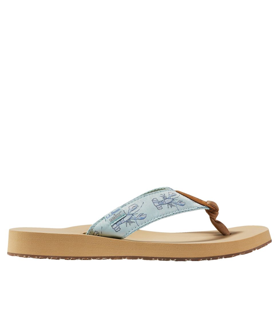 Women's Maine Isle Flip-Flops, Woven Sara Fitz